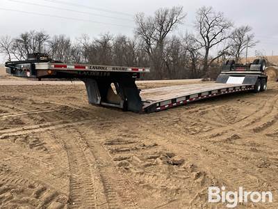 2013 Landoll Hauloll 835D 53’ Tri/A Detachable Non-Ground Bearing Lowboy Trailer w/Flip-Over Axle