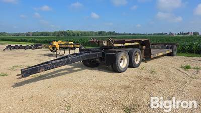 1972 Rogers S15D14-40-20 S/A Fixed Neck Lowboy w/T/A Front Dolly
