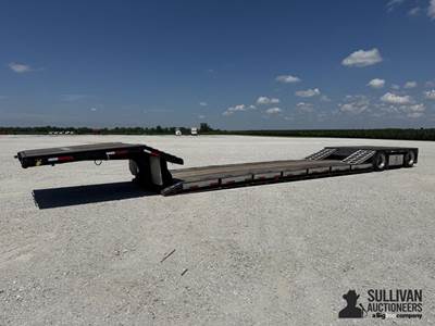 2000 Talbert TDW-25-SRG 53' T/A Spread Axle Detachable Lowboy