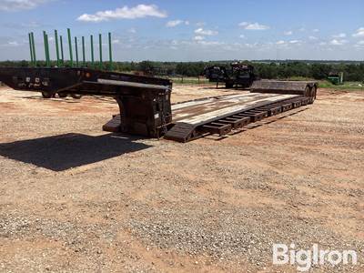 2001 Trail King TK70HDG-492 T/A Detach Lowboy Trailer
