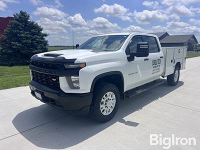 2020 Chevrolet Silverado 3500 4x4 Crew Cab Service Truck