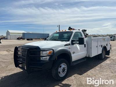 2012 Ford F450 Super Duty 4x4 Service Truck w/IMT Boom