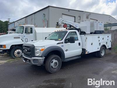 2015 Ford F550 Super Duty 4x4 Service Truck w/Mechanic's Boom