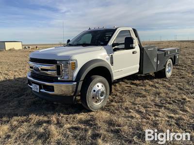 2019 Ford F550 XL Super Duty 4x4 Flatbed Service Truck