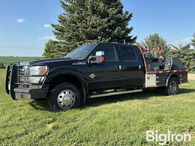 2016 Ford F350 Super Duty Lariat Diesel 4x4 Crew Cab Service Pickup