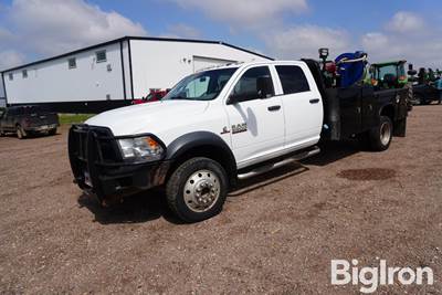 2013 Ram 5500 4x4 Crew Cab Service Truck w/Air & Fuel
