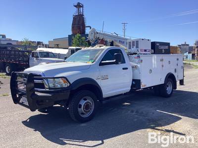 2018 RAM 5500 Heavy Duty 4x4 Service Truck w/Mechanic's Boom