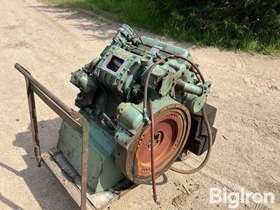 Detroit Diesel 3-71 3-Cyl Diesel Engine On Cart