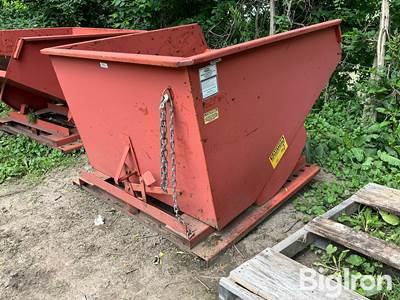 MeCo Self Dumping Heavy Duty Forklift Hopper
