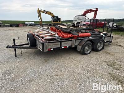 2006 T/A Utility Trailer w/Road Cones & Signs