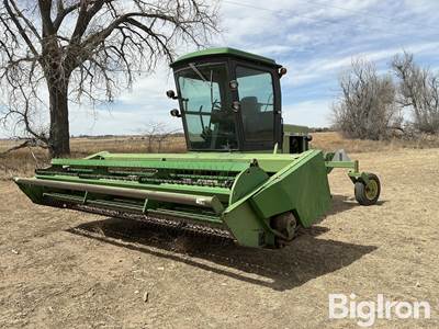 1997 John Deere 3430 Self Propelled Swather w/14’ Sickle Head