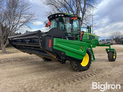2017 John Deere W155 Self-Propelled Windrower