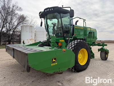 2021 John Deere W260 Self-Propelled Windrower w/500R Disc Header