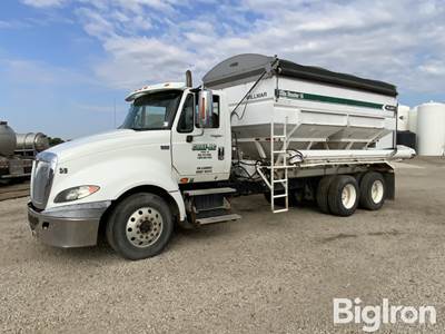 2012 International ProStar+ 6x4 T/A Dry Fertilizer Tender Truck w/Willmar Side Shooter Box