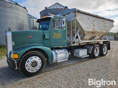 1990 Peterbilt 579 T/A Dry Fertilizer Tender Truck