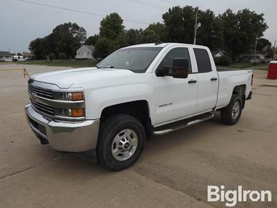 2017 Chevrolet K2500 HD 4x4 Double Cab Pickup