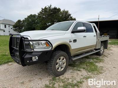 2016 Dodge 2500 Longhorn Edition 4x4 Crew Cab Flatbed Pickup