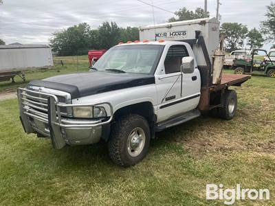 1999 Dodge 3500 4x4 Flatbed Feed Pickup