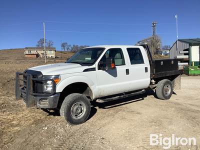2014 Ford F250 Super Duty Crew Cab Flat Bed Truck