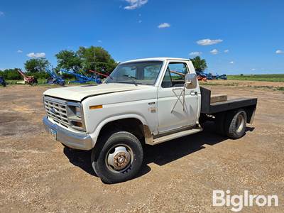 1985 Ford F250 4x4 Flatbed Pickup