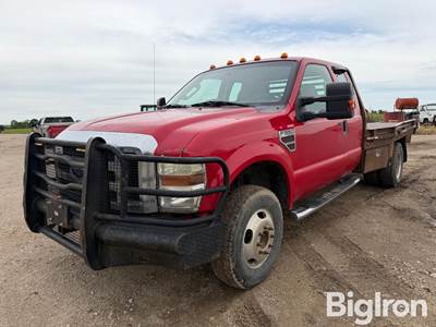 2008 Ford F350 Super Duty 4x4 Dually Flatbed Pickup