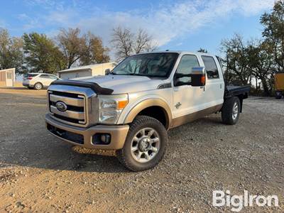 2011 Ford F350 King Ranch 4x4 Crew Cab Pickup w/Crownline spike bed