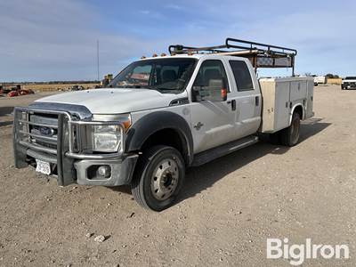 2013 Ford F450 4x4 Crew Cab Utility Truck