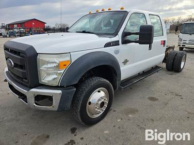 2012 Ford F550 Super Duty Crew Cab 4x4 Cab & Chassis