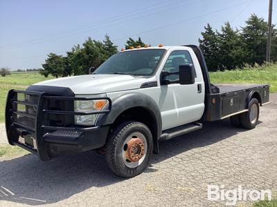2011 Ford F550 XL Super Duty 4x4 Flatbed Pickup