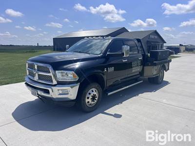 2017 Ram 3500 Laramie 4x4 Quad Cab Flatbed Pickup