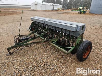 John Deere B 11' Grain Drill w/Grass Seed Attachment