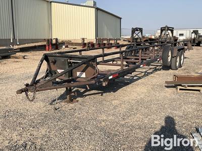 1982 Homemade T/A Bumper Pull Pipe Trailer