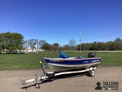 1993 Alumacraft 14' Backtroller Fishing Boat