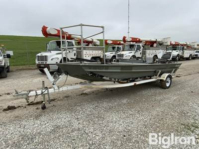 2002 SeaArk 1852AWMVH 18' All-Weld Aluminum Boat W/ Generator