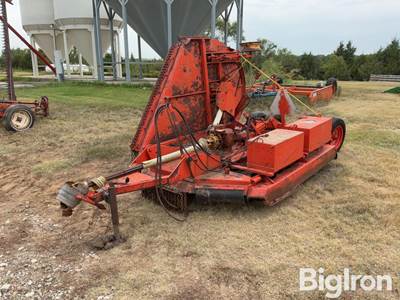 10' single wing rotary shredder