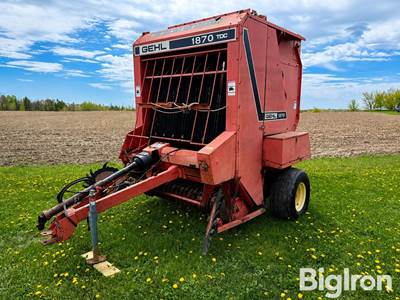 Gehl RB1870 Round Baler W/Monitor