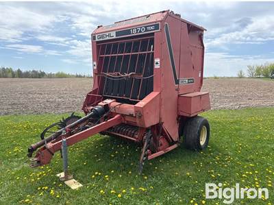 Gehl RB1870 Round Baler W/Monitor