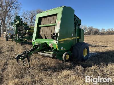 2010 John Deere 568 Round Baler