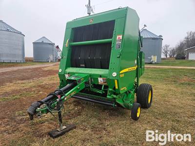 2007 John Deere 568 Mega Wide Plus Round Baler W/Netwrap