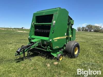 2007 John Deere 568 Mega Wide Plus Round Baler