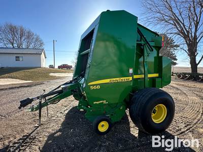 2012 John Deere 568 Mega-Wide Plus Round Baler