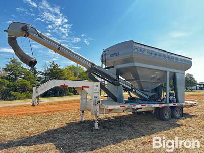 Convey-All BTS-550 Seed Tender Mounted on T/A Trailer
