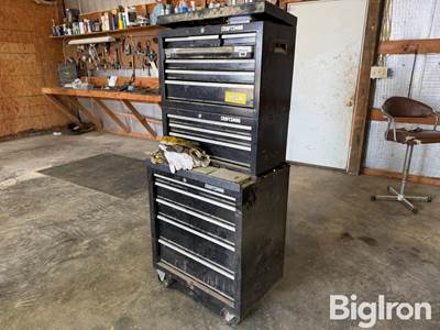 Craftsman 15-Drawer Upright Rolling Toolbox w/Tools & Parts