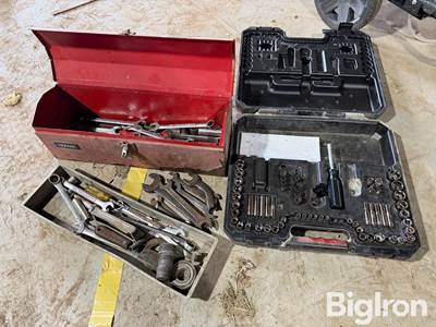Craftsman Socket Set & Metal Toolbox