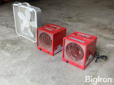 Dayton / ProFusion 208/240V Portable Electric Heaters & AeroSpeed Box Fan