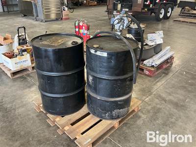 Emerson 5132 110-volt transfer pump & barrels