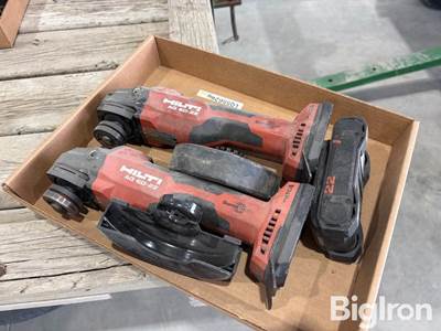 Hilti AG 6D-22 Grinders w/ Battery & Charger