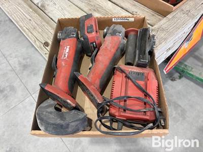 Hilti AG500-A22 Grinders w Battery & Charger