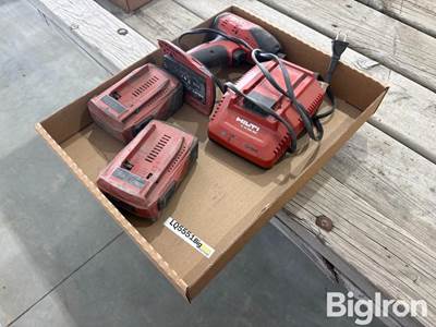 Hilti SID4-A22 Drill Gun w/ Batteries & Charger