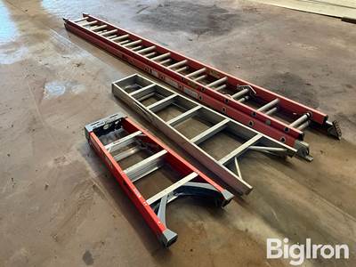 Keller 28’ Extension Ladder, 4’ Step Ladder & 6’ Aluminum Step Ladders